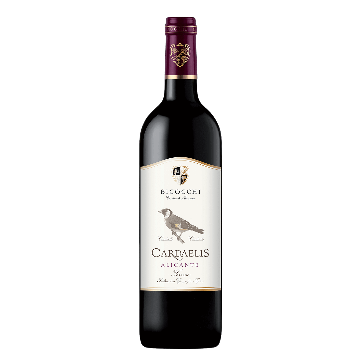 Cardaelis Alicante, Bicocchi Rosso, Toscana 2018