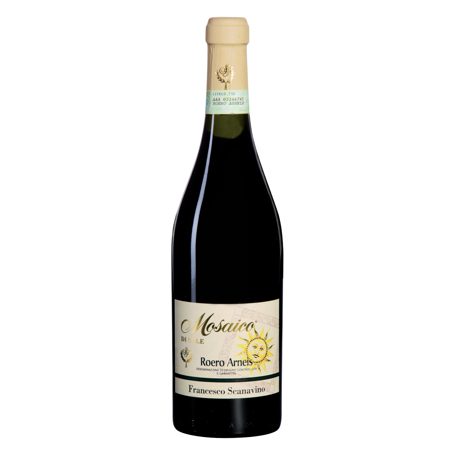 Francesco Scanavino, Mosaico di Sole, Arneis DOCG, Piemonte 2016